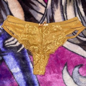 Tilly’s Golden Yellow Lace Thong
